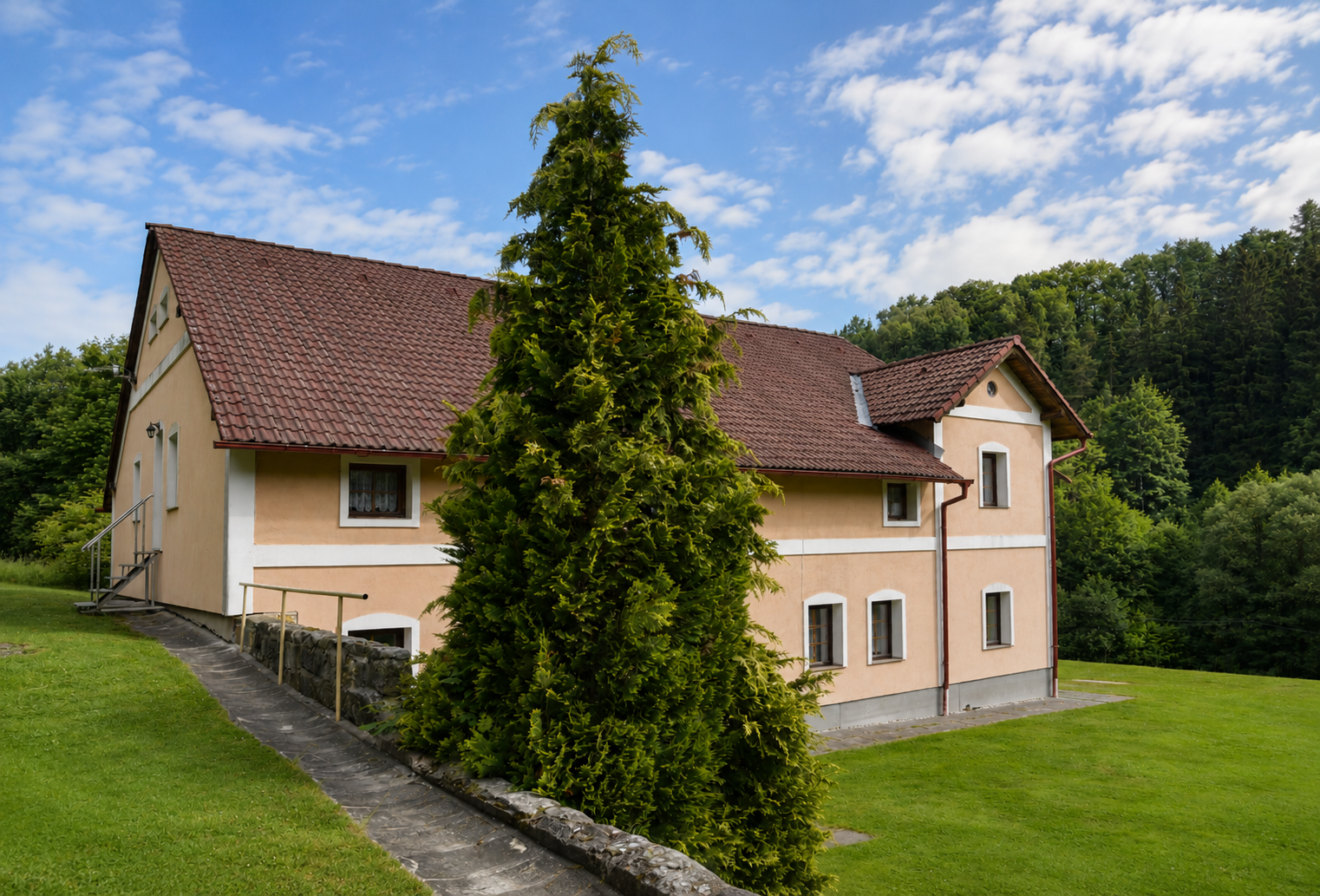 Pohled na chalupu